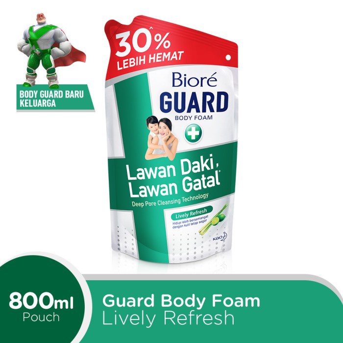 Biore Body Foam Lively Refresh 800 ML