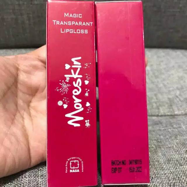 Moreskin lip gloss