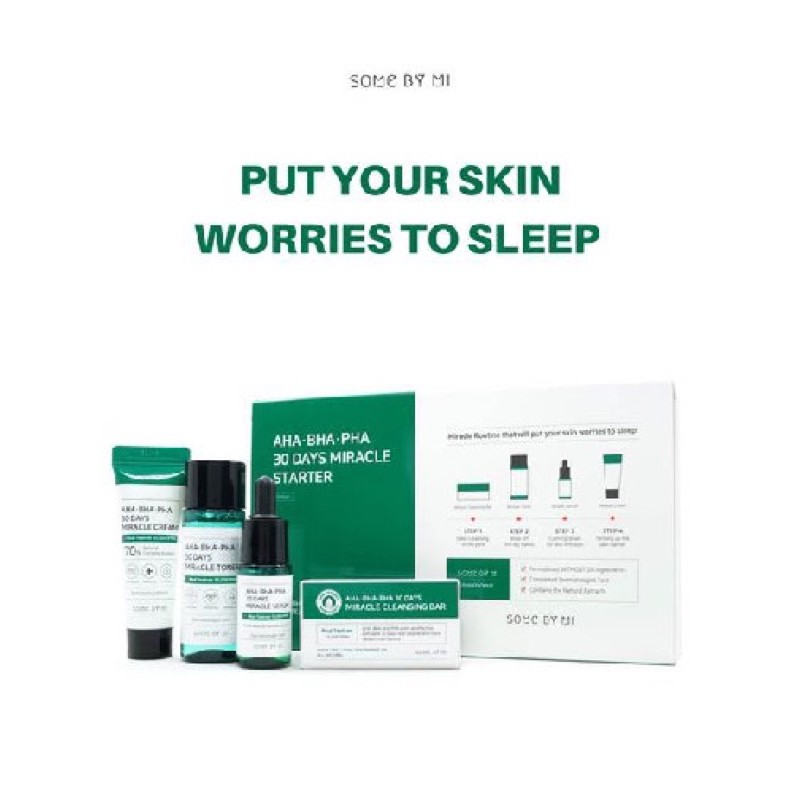 SOMEBYMI Aha/Bha/Pha 30 Days Miracle Starter Kit