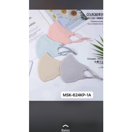 masker import dukbil kain import