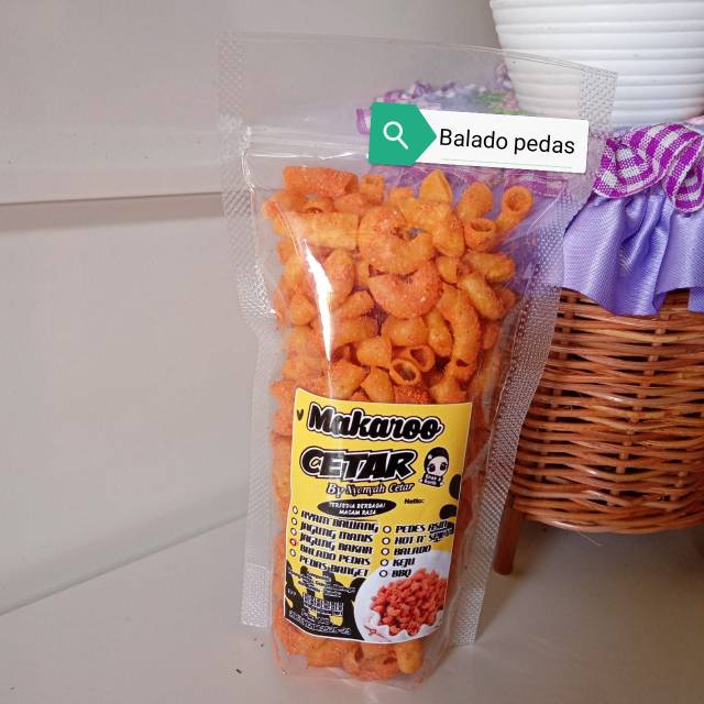 Makaroo Cetar Balado Pedas