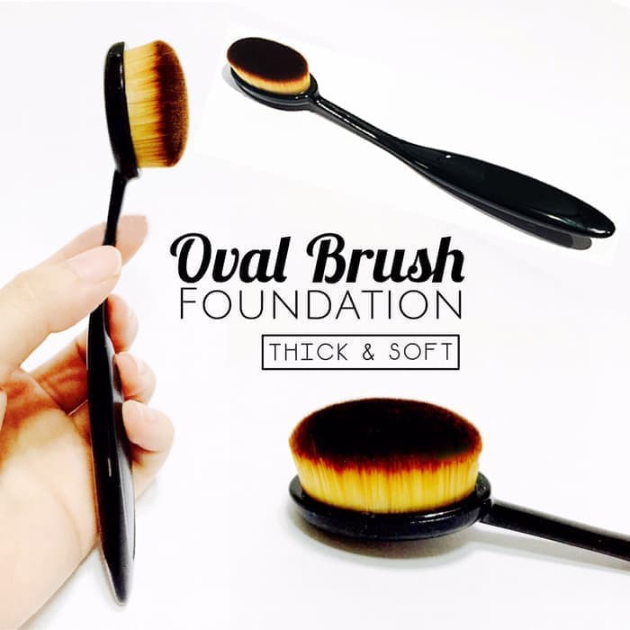 Oval blending brush / kuas makeup (OVAL)