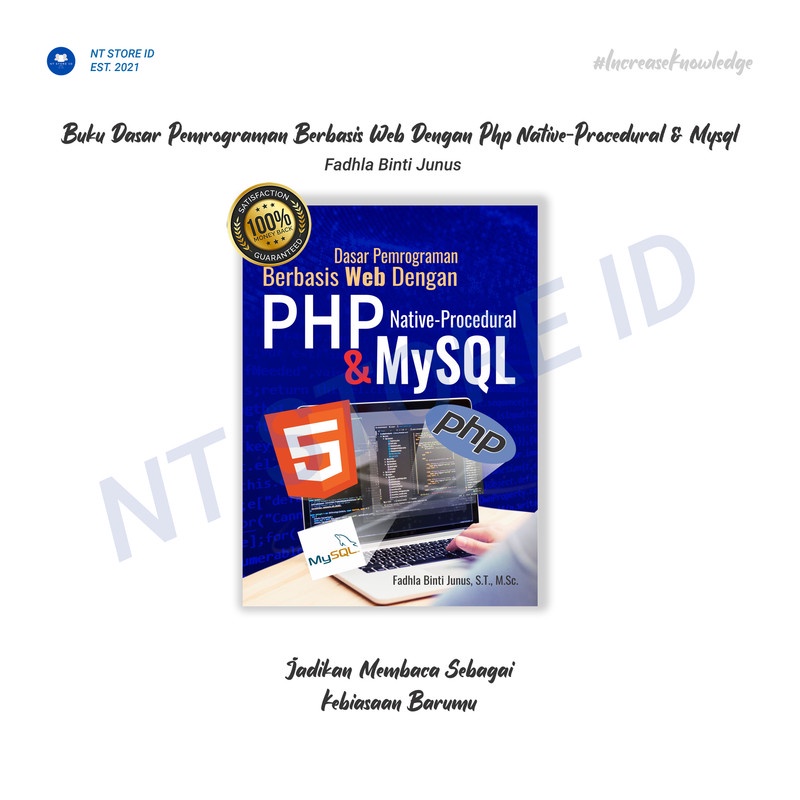 Buku Dasar Pemrograman Berbasis Web Dengan Php Native-Procedural & Mysql - Fadhla Binti Junus