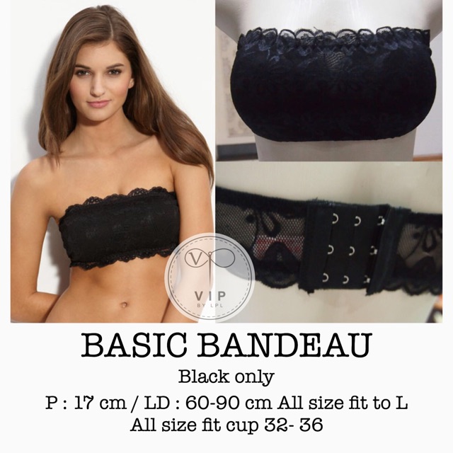 BASIC BANDEAU - BASIC LACE BRA