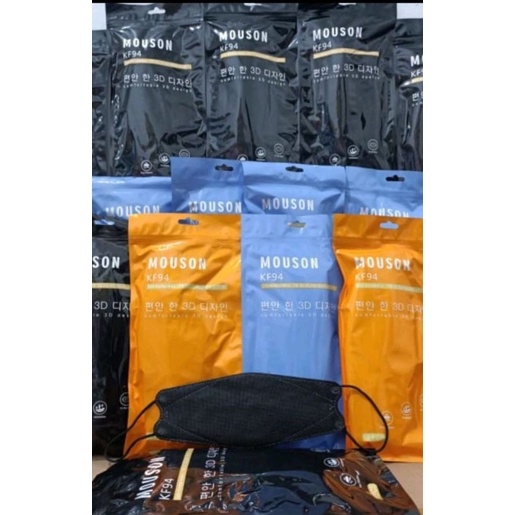 Masker KF94 Mouson Hitam