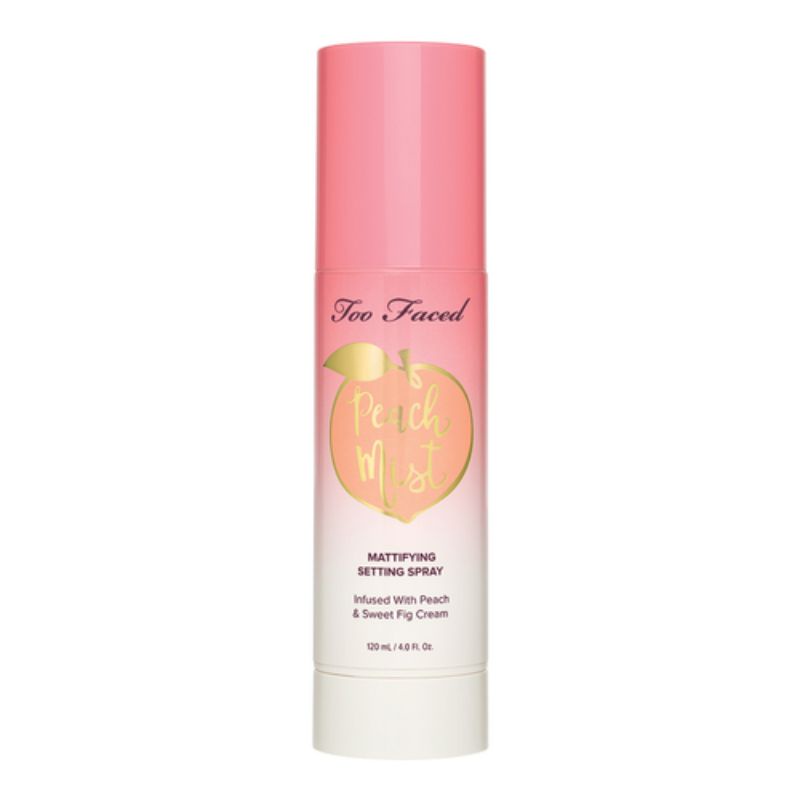 Too faced Peach Mist Mattifying Setting Spray