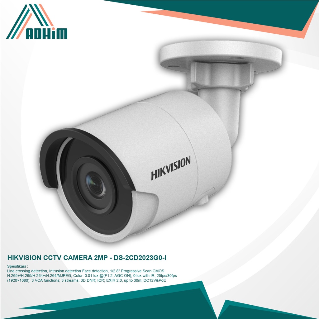 Hikvision CCTV Camera 2MP - DS-2CD2023G0-I