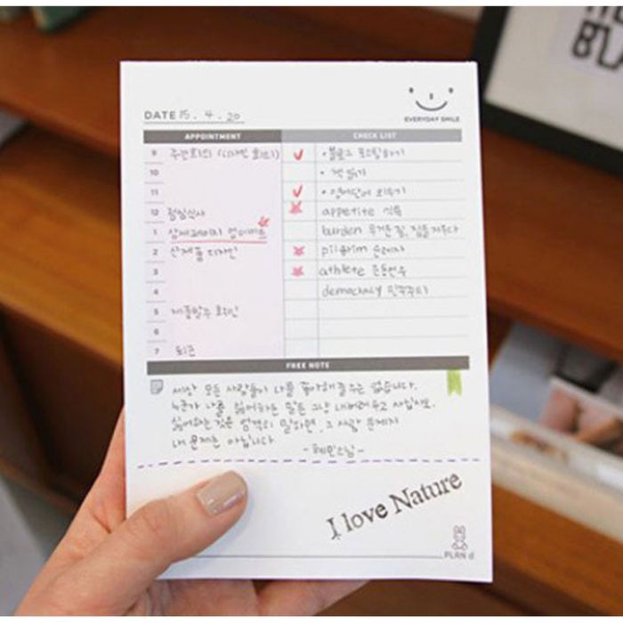 Weekly Planner A6 Everyday Smile