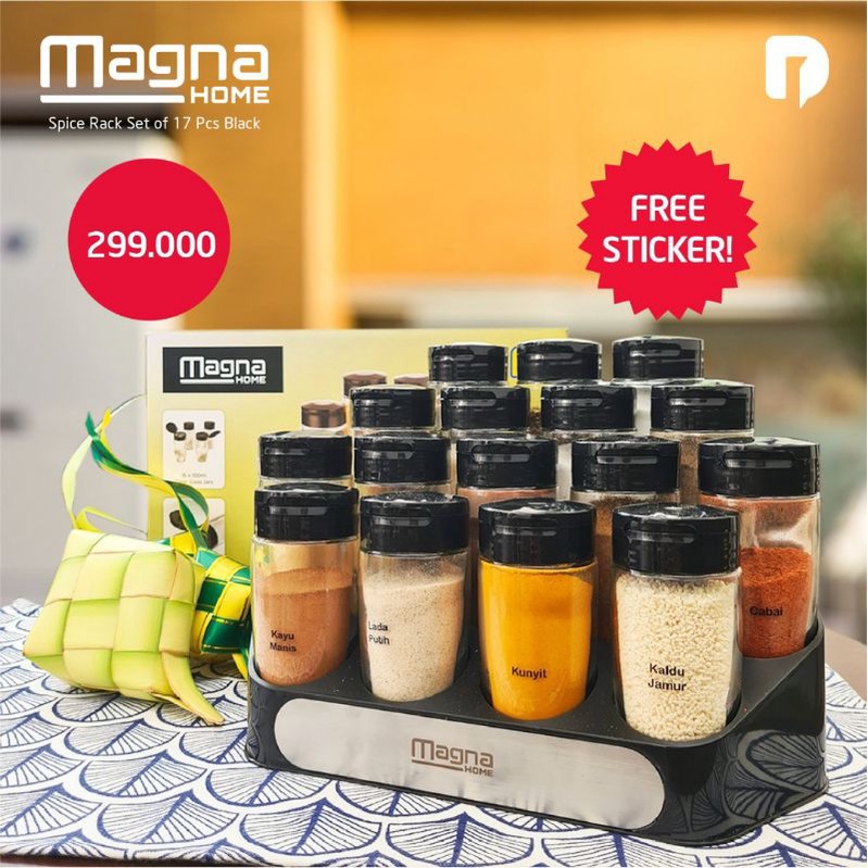 magna tempat bumbu kaca
