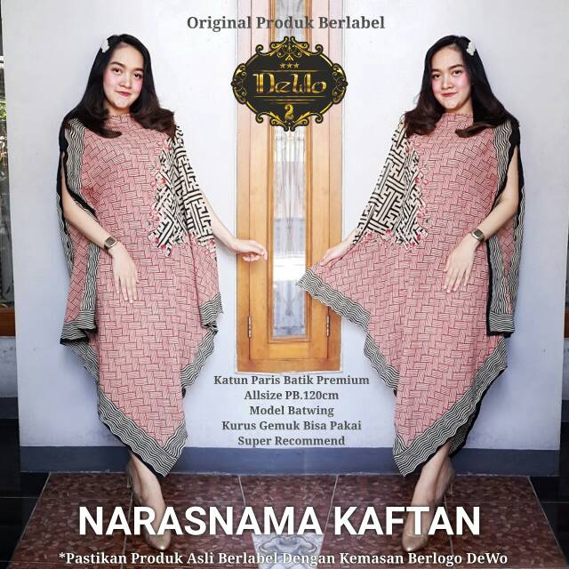 Kaftan batik ori dewa batik