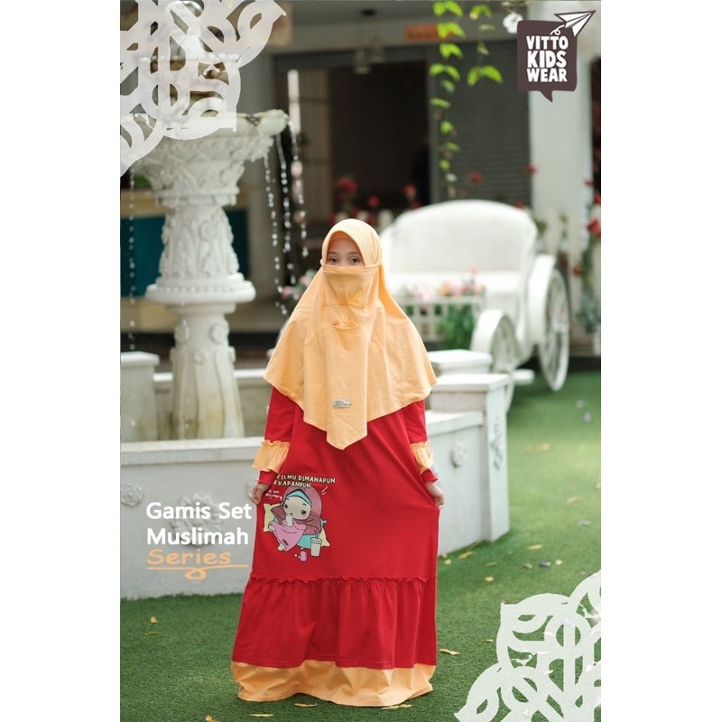 setelan Gamis anak vitto