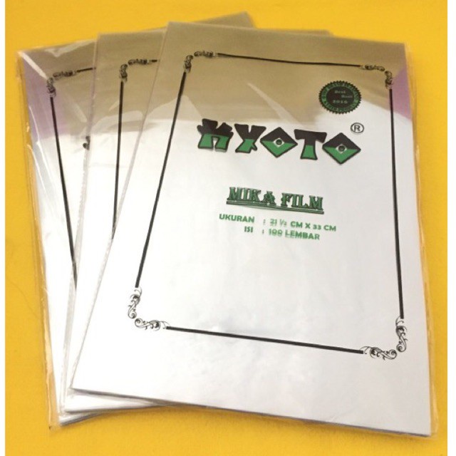 MIKA JILID Bening FOLIO / A4 (pack)