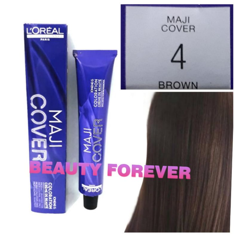 LOREAL MAJICOVER NO. 4 BROWN 50ML
