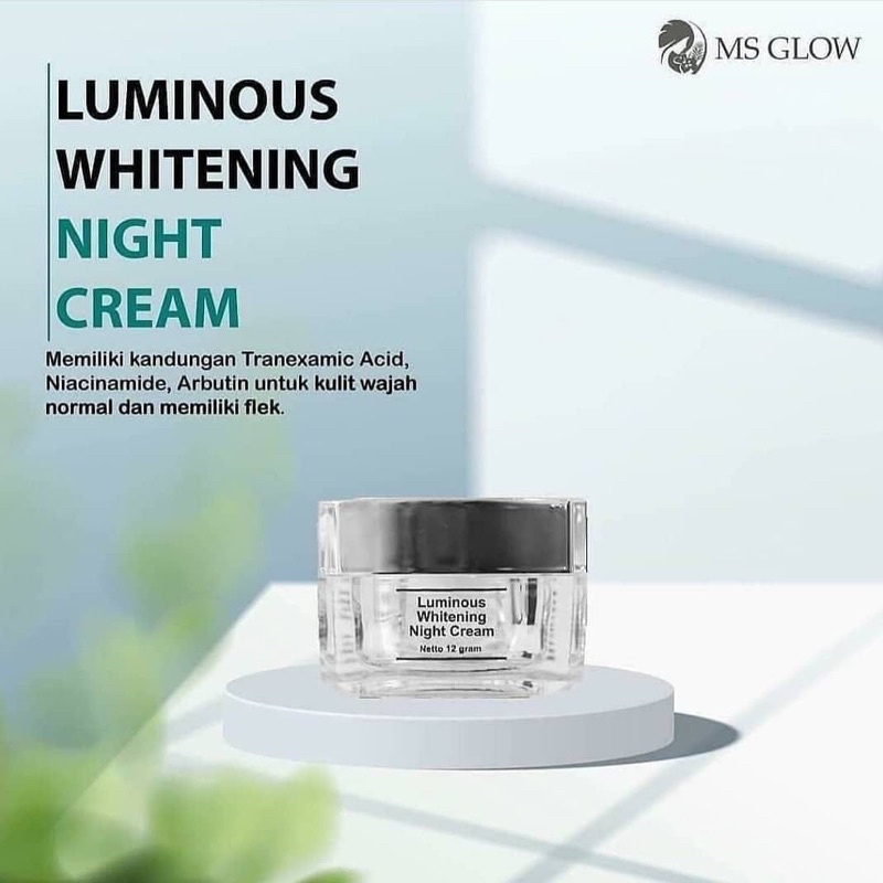 ms glow luminousnightcream