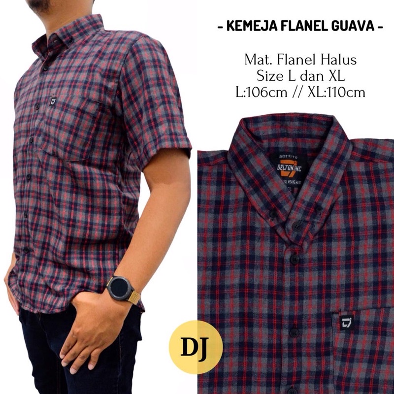 Kemeja Flanel Guava
