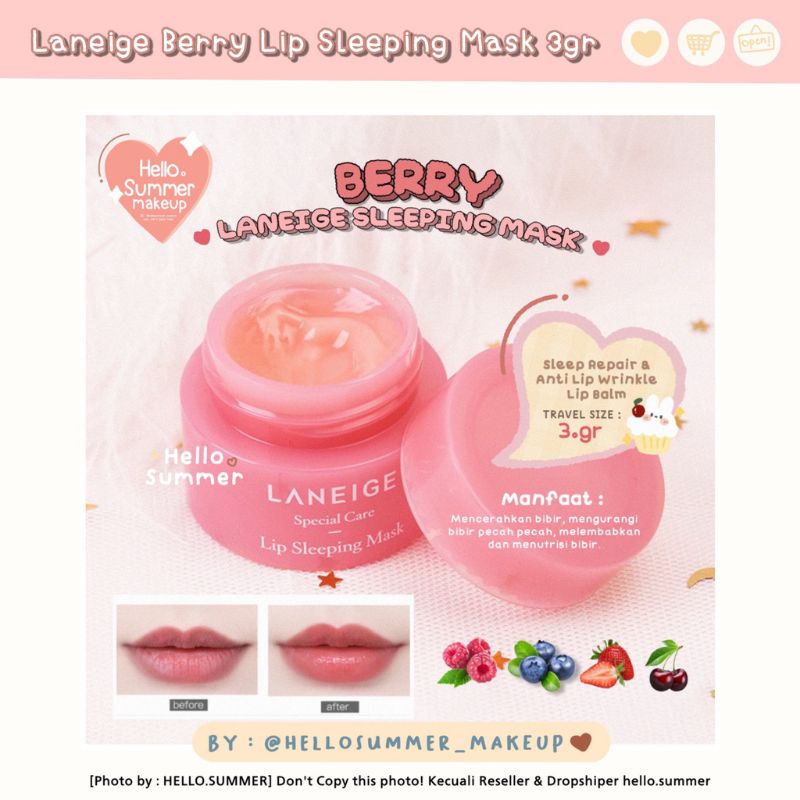 [Ecer] Lip sleeping Mask