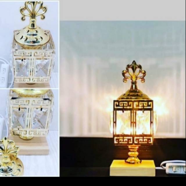 Lampu tidur & tempat bukhur