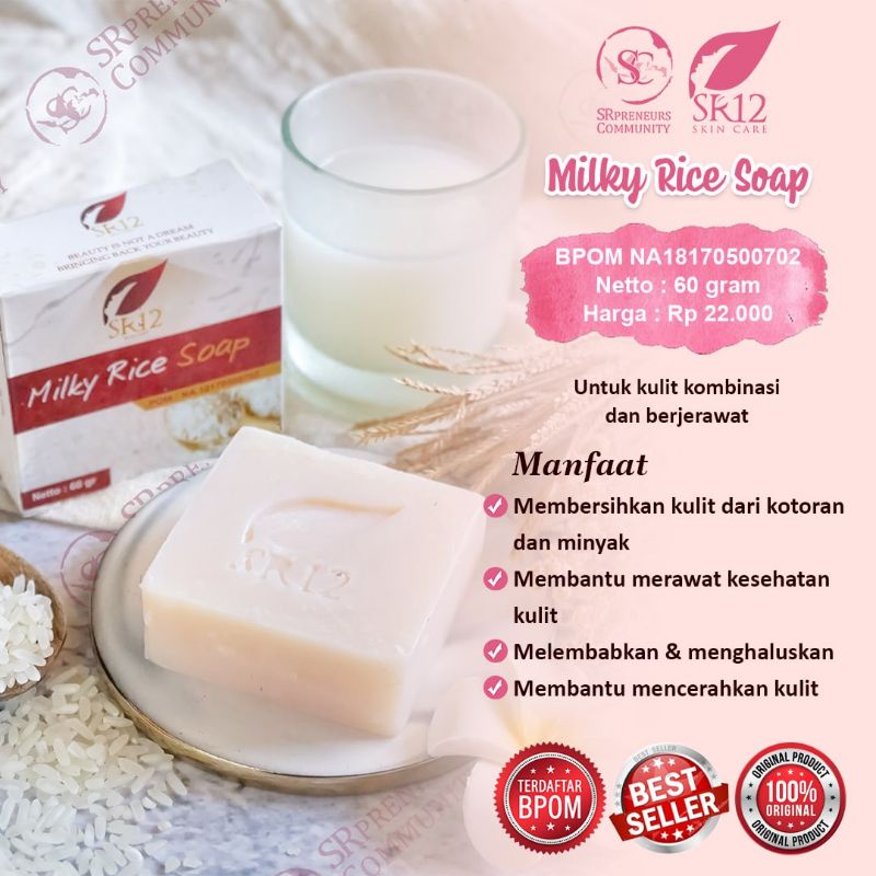 MILKY RICE SOAP SR12