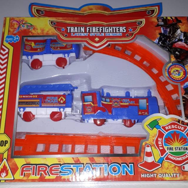 Mainan kereta - Train Firefighters