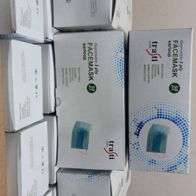 Facemask masker 3ply