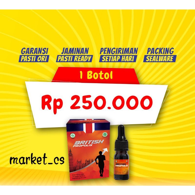 BRITISH PROPOLIS_ORIGINAL_Mitra Resmi BP