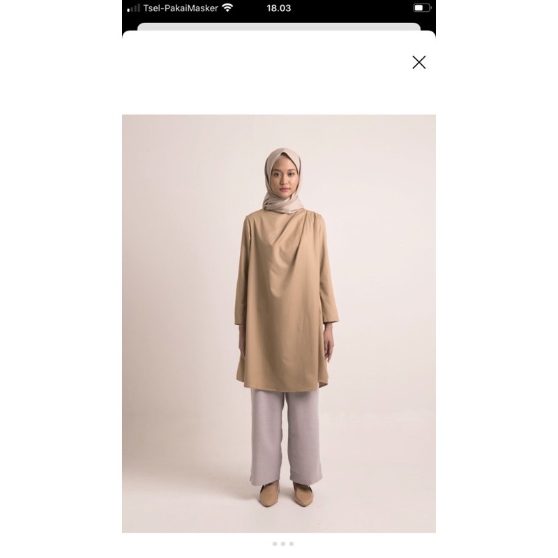 KAMI Valva Top Plain Sandy Size L