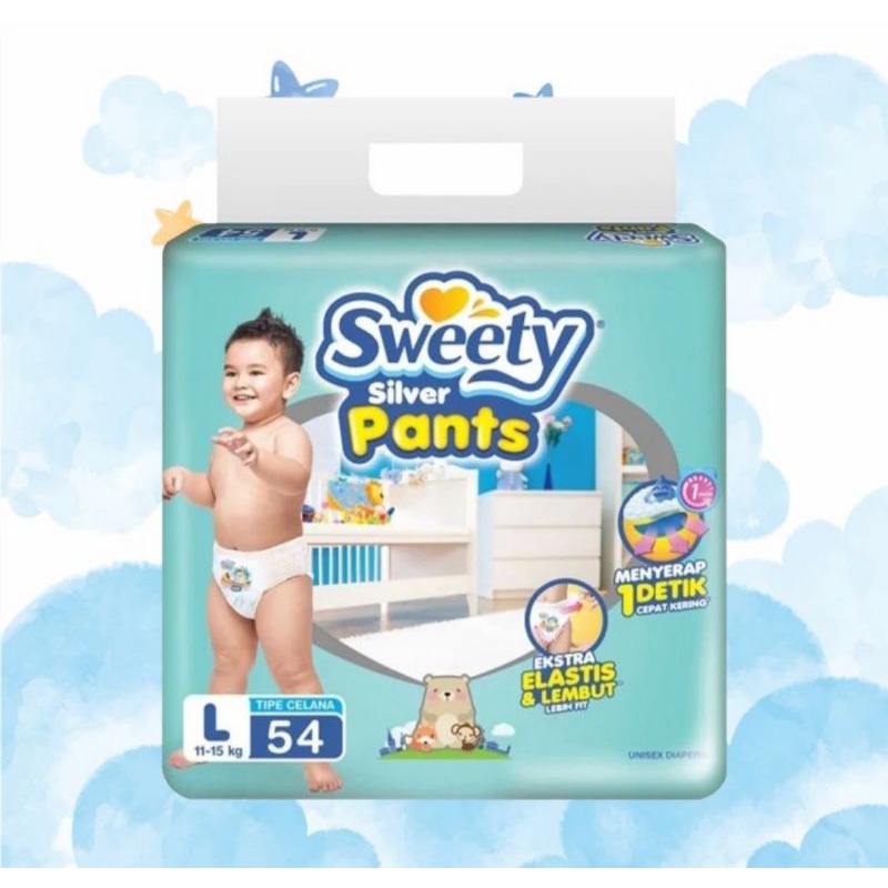 SWEETY SILVER PANTS L54