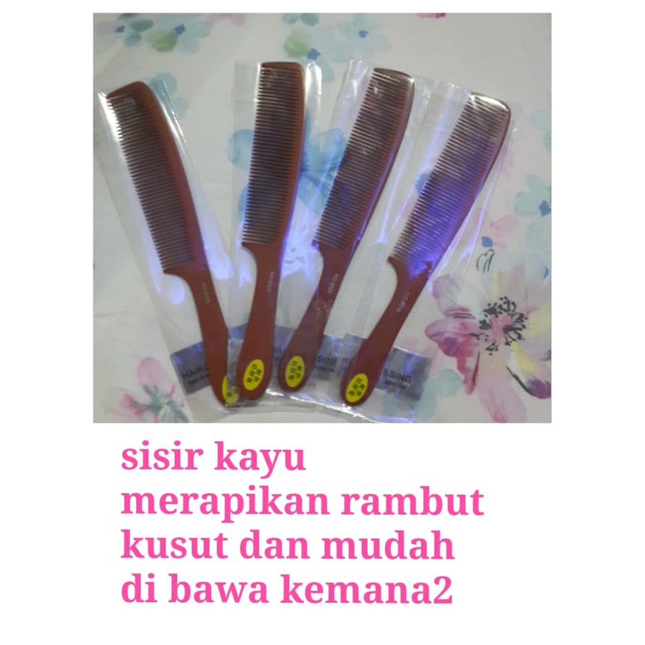 Sisir Kayu Cantik Simple