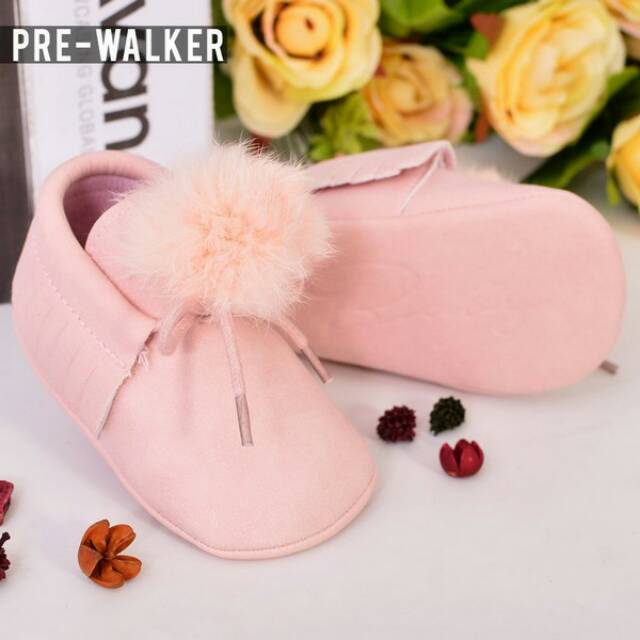 FS537 pink sepatu pre walker