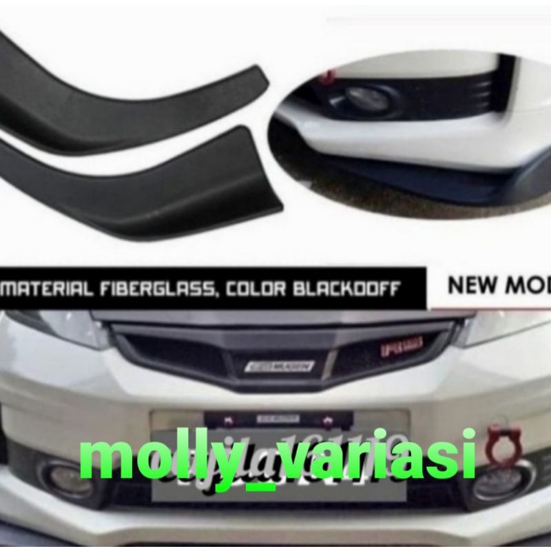 Winglet Lips Bumper Diffuser Depan Mobil Ranger Ford