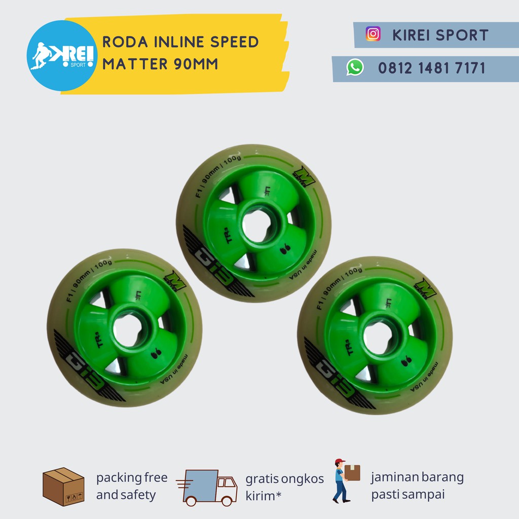 Roda Inline SPEED 90mm,100mm, 110mm