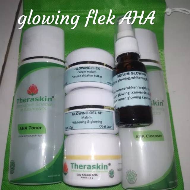 PAKET GLOWING FLEK AHA