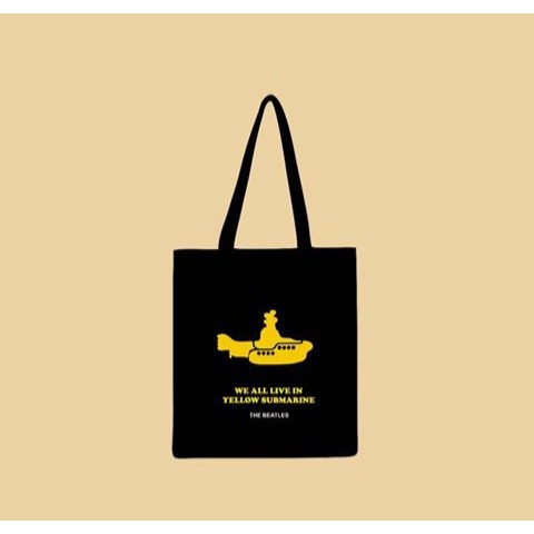 Yellow submarine tote bag