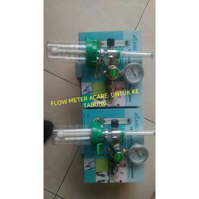 Flow meter untuk ke tabung