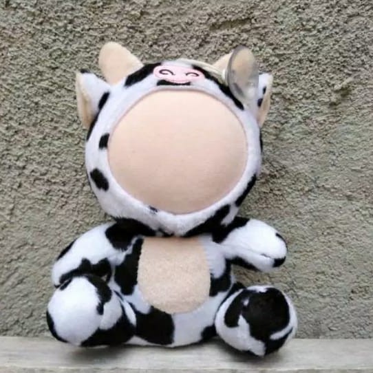 Boneka Karakter Sapi No Face 17cm