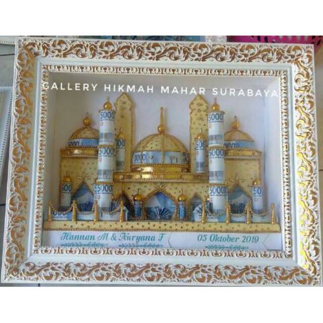 Mahar Masjid 3D 3dimensi