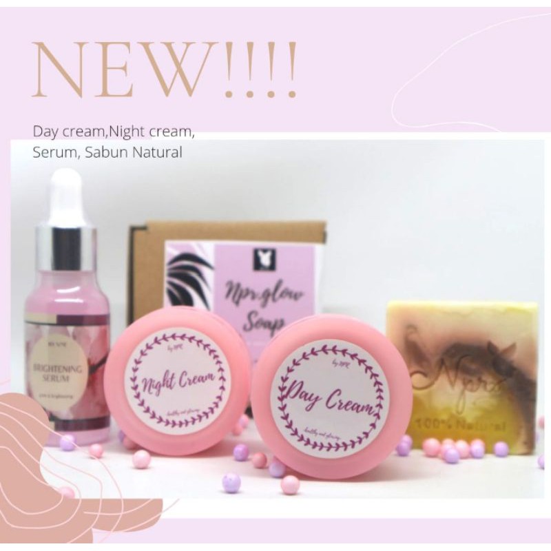 Paket hemat Glowing//cod//organic//serum