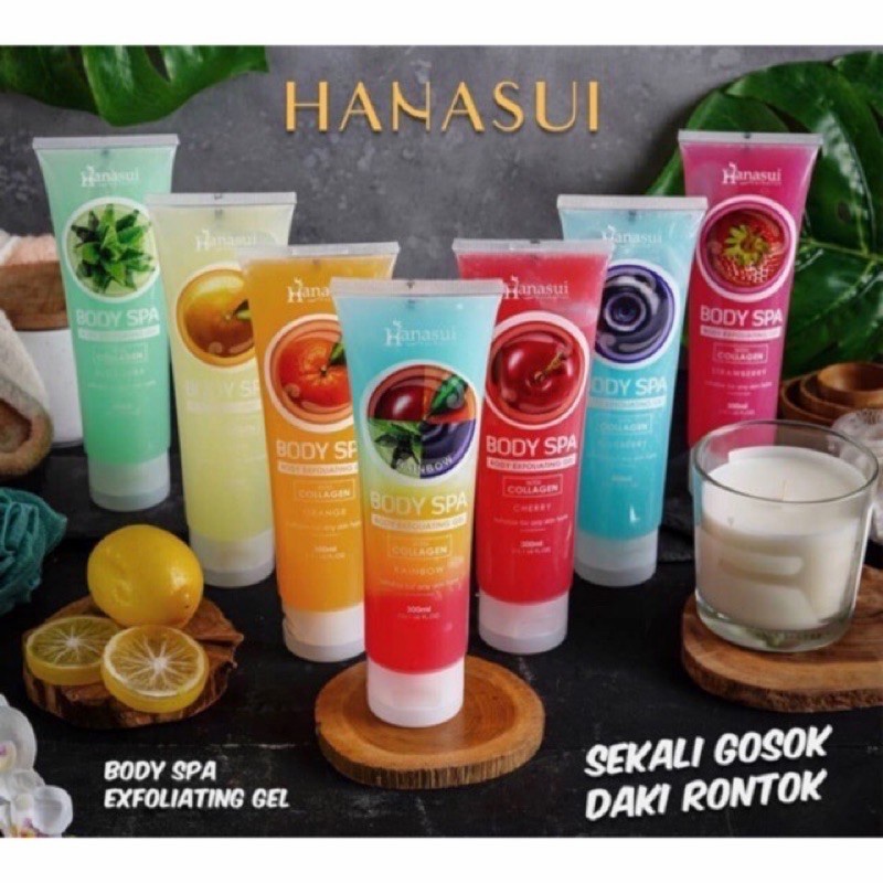 Hanasui body spa expoliating gel
