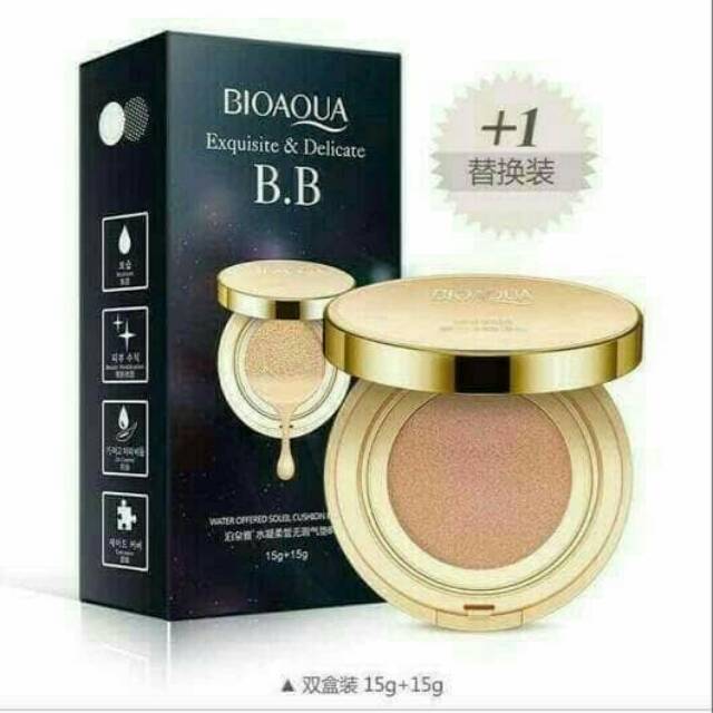 BIOAQUA BB CUSHION EXSQUISITE&DELICATE +1 REFIL