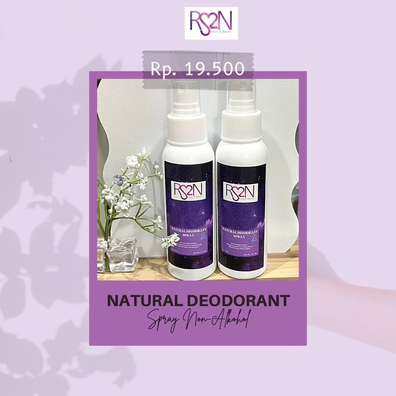 RS2N Deodorant Natural Spray 100ml