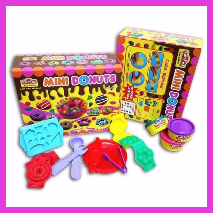 MAINAN LILIN FUN DOH MINI DONUTS