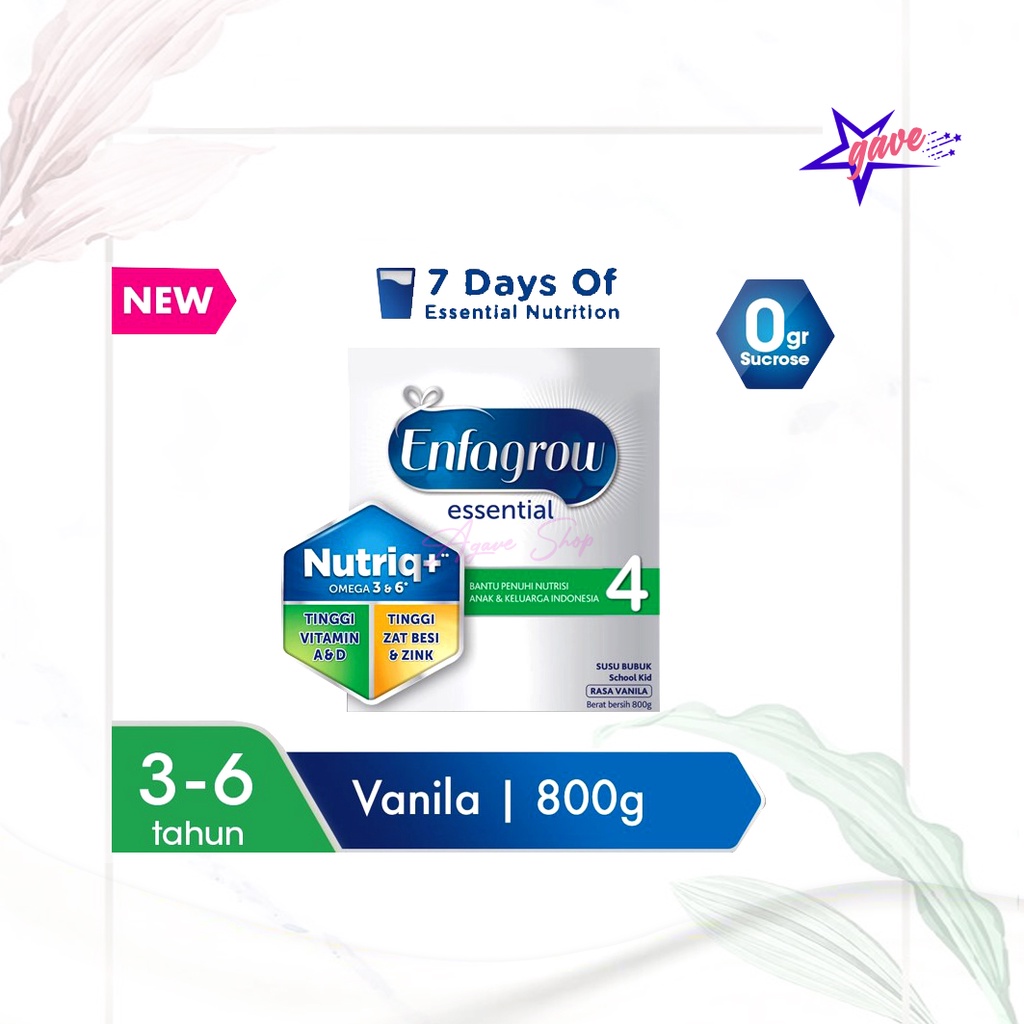 [ COD ] Enfagrow Essential 4 800gr