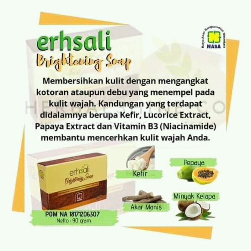 Erhsali Brightening Soap