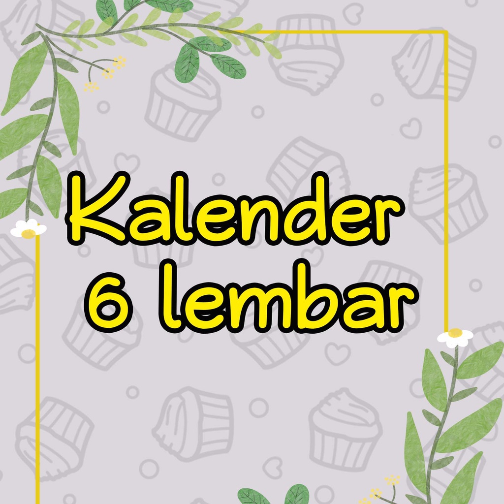 KALENDER 2022 6 LEMBAR