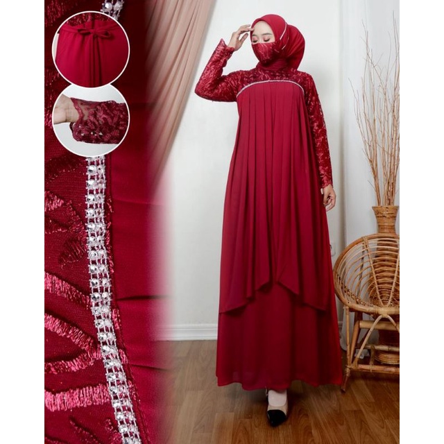Gamis Brukat Cerutty