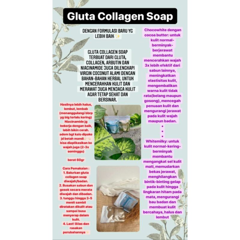 Sabun Gluta Collagen Soap