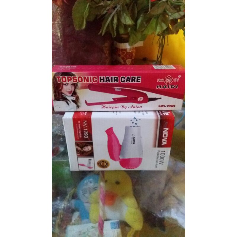 hairdryer mini dan Catokan mini