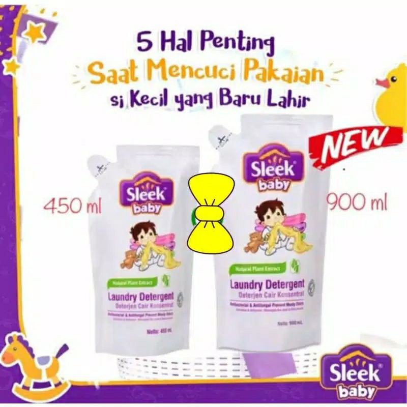 Sleek Laundry Detergent 900ml