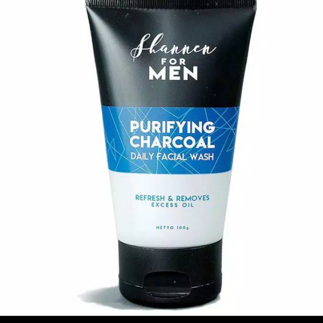 {COD}FACIAL WASH FOR MEN with ACTIVE CHARCOAL
