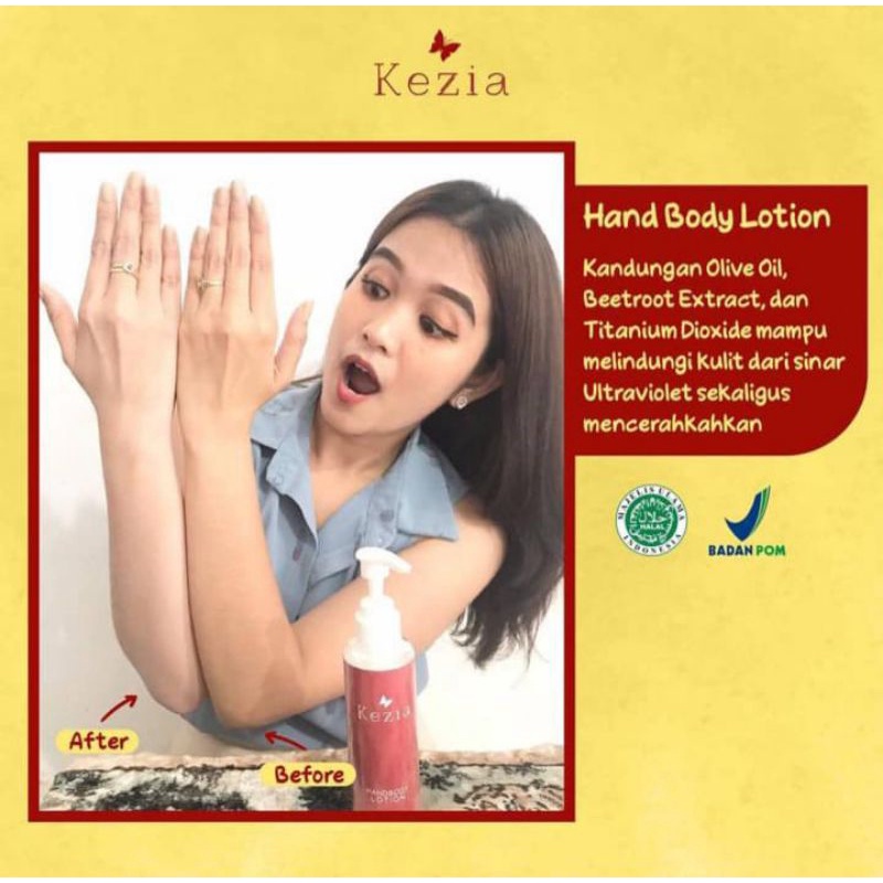 kezia body lotion